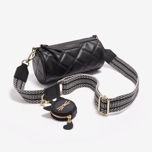 Safiya/索菲娅 牛皮2023新款菱格包单肩包包女式斜挎包女包手机包SF953009Y 商品图2