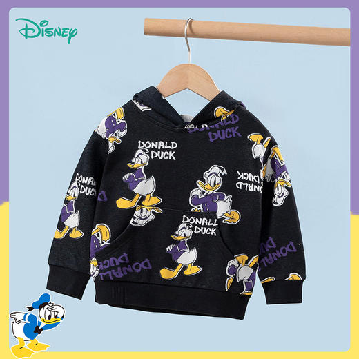 【商场同款】迪士尼童装男童连帽套头卫衣春秋季中大童宝宝运动休闲外套 商品图4