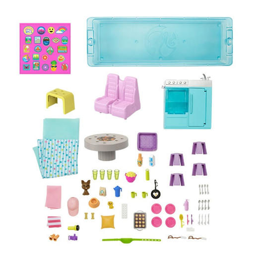 芭比娃娃HCD46芭比之梦想露营车 商品图4