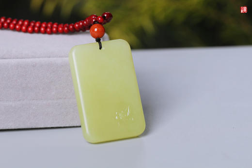 和田玉黄玉【连年有余】吊坠 商品图3