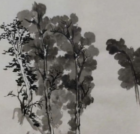  【国画教程】写意《溪山林茂》绘画教程 