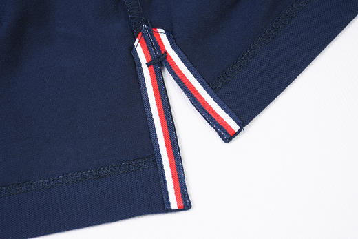 领后字母撞色边 微弹短袖POLO衫 特惠 T-1188 商品图12