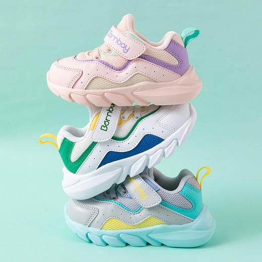 【贝贝怡官方正品】春秋季男女童运动鞋软底防滑学步鞋213X318 商品图4