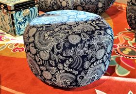 国潮手工艺沙发-圆墩子（购买价格请联系在线设计师）