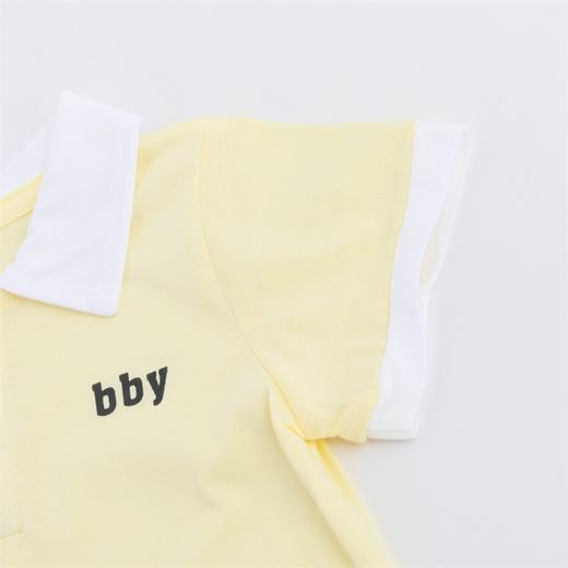 贝贝怡夏季新品3-18月婴幼儿男女宝宝纯棉亲肤翻领连体衣爬服222L573
 商品图7