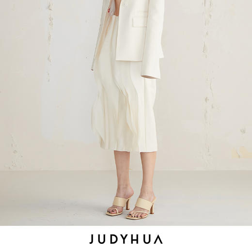 JUDYHUA 手工毛边蝶翼设计款半裙 商品图4