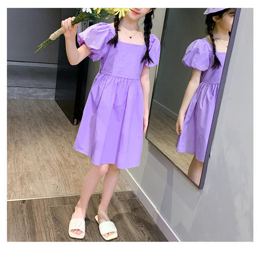 裁缝学苑TG63 女童连衣裙纸样新款儿童公主裙 夏季裙子泡泡袖裙 商品图7