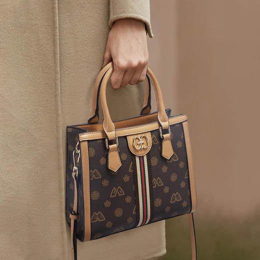 Safiya/索菲娅 包包2023新款手提包托特包单肩包女式斜挎包女包SF9140041Y 商品图0