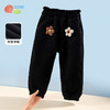 贝贝怡童装女童裤子冬季加绒保暖宝宝休闲长裤运动裤外穿加厚冬装224K2463 商品缩略图6