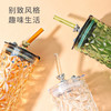 「三色可选！一杯倾心」小熊系列玻璃杯 带吸管杯子创意可爱办公室水杯牛奶杯餐饮用具 商品缩略图3