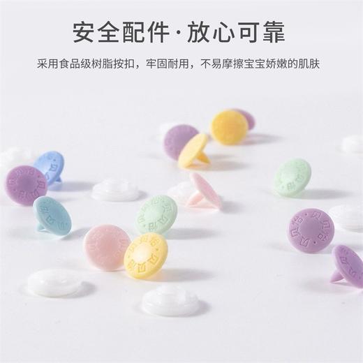 贝贝怡童装新生儿衣服春秋季宝宝婴儿连体衣纯棉哈衣爬爬服2件装211L472 商品图5