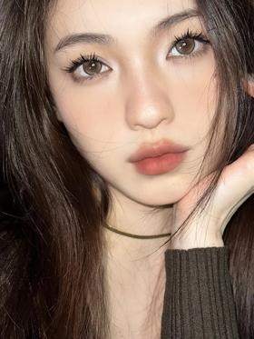 papadox 美瞳半年抛 花生露 直径14.5mm着色13.8mm