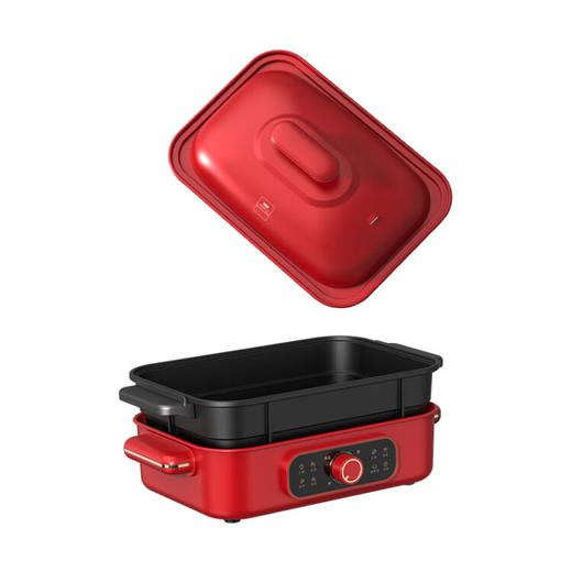 World Kitchen 红色4L 多功能料理锅 WK-HMCP-B/KZ 商品图2