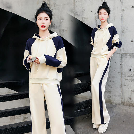 休闲时尚，春季新款撞色两件套HR-ASLZ6635 商品图3