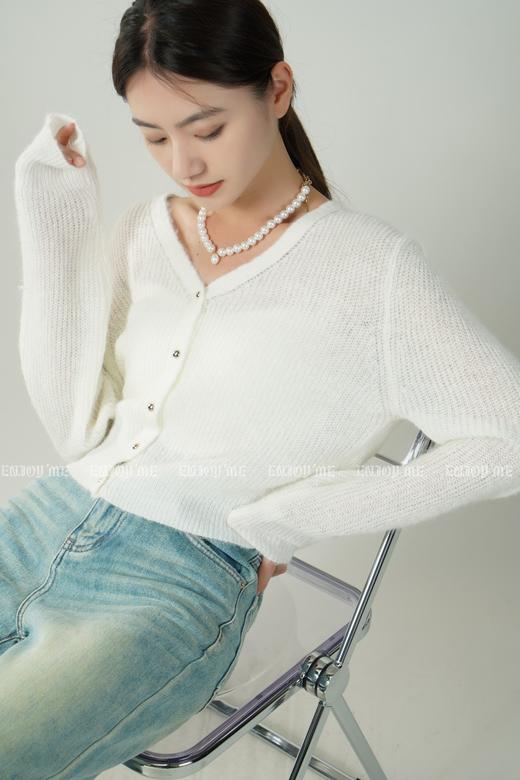 【门店同款】春季纯色马海毛开衫 150192571 商品图2