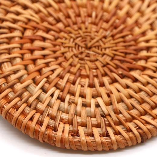深山集市 10公分普通藤杯垫 商品图2
