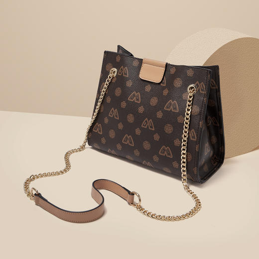 Safiya/索菲娅 2023新款印花腋下包托特包单肩包女式斜挎包女包SF9140050Y 商品图1