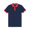 领后字母撞色边 微弹短袖POLO衫 特惠 T-1188 商品缩略图0