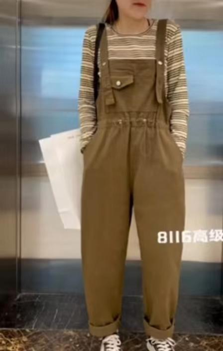 80640407 05460382 鲁花依秀背带裤 商品图0