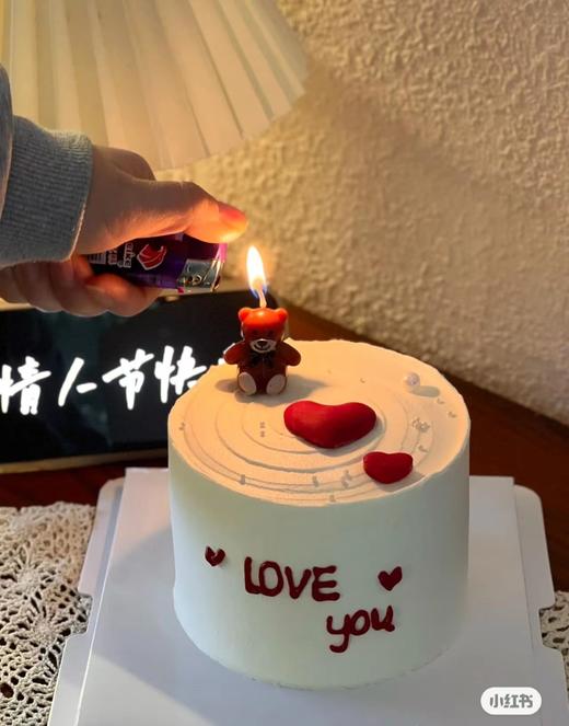 【优品系列】LOVE YOU  小熊蜡烛款 商品图0