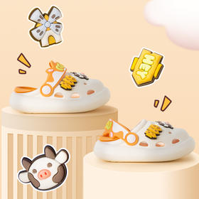 【小猪儿童防滑洞洞鞋】卡通宝宝凉鞋 趣味拖鞋享受脚的放松 高颜值呆萌可爱 宝宝们爱不释手