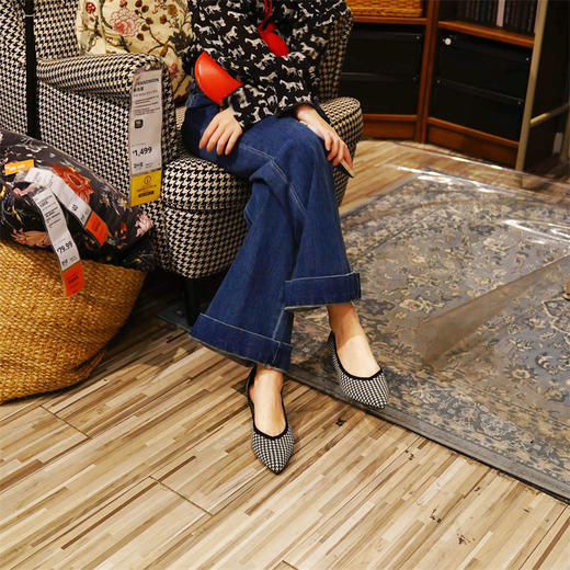 REREJOY简约舒适坡跟王妃鞋QC6502 商品图2