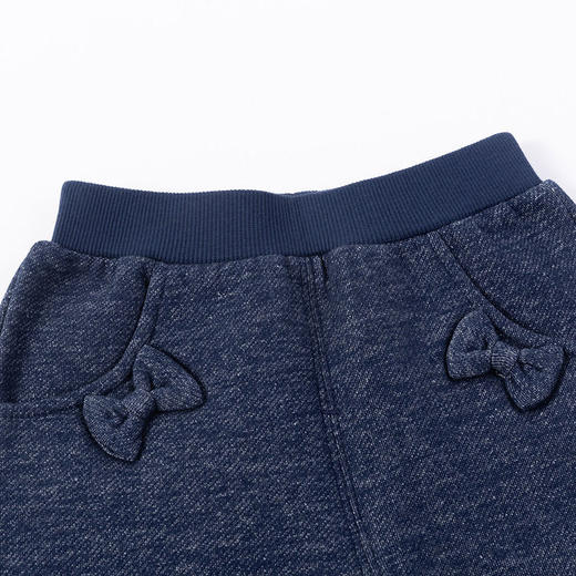 迪士尼童装女童加绒裤子秋冬外穿儿童休闲裤小童宝宝女加厚洋气213K1182 商品图4