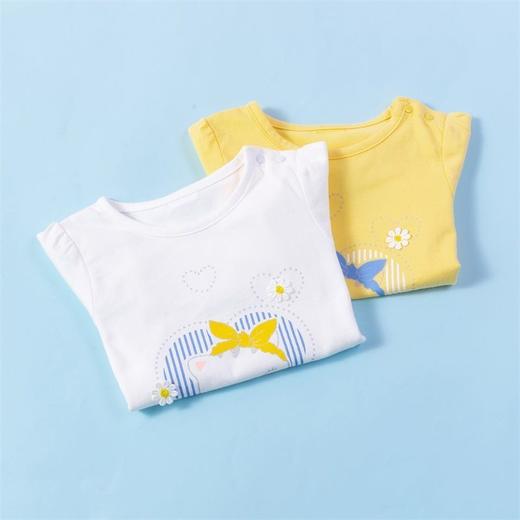 贝贝怡儿童春夏韩版百搭t恤儿童休闲宝宝上衣印花可爱纯棉打底衫 商品图2
