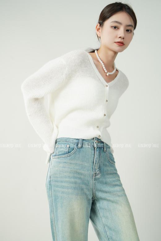 【门店同款】春季纯色马海毛开衫 150192571 商品图1