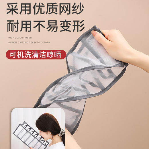 【超值3件套！内衣收纳器】抽屉式收纳袋加厚储物盒家用宿舍网纱丝袜子文胸内裤透明收纳三件套箱家庭整理特价清仓 商品图1