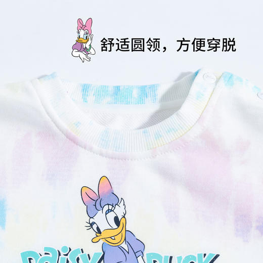 迪士尼童装女童连衣裙网纱拼接黛西可爱宝宝春秋冬季卫衣裙子新品 商品图7