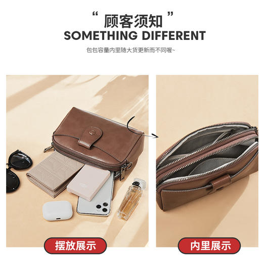 Safiya/索菲娅 2023新款高级感复古手机包单肩包包女式斜挎包女包SF9135016Y 商品图6