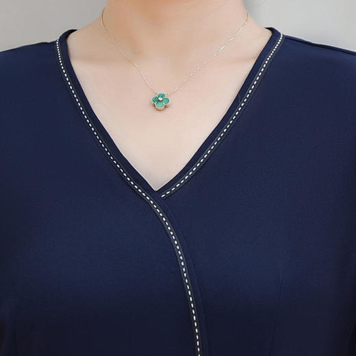 YCE  A054-22588妈妈洋气大码连衣裙 商品图3