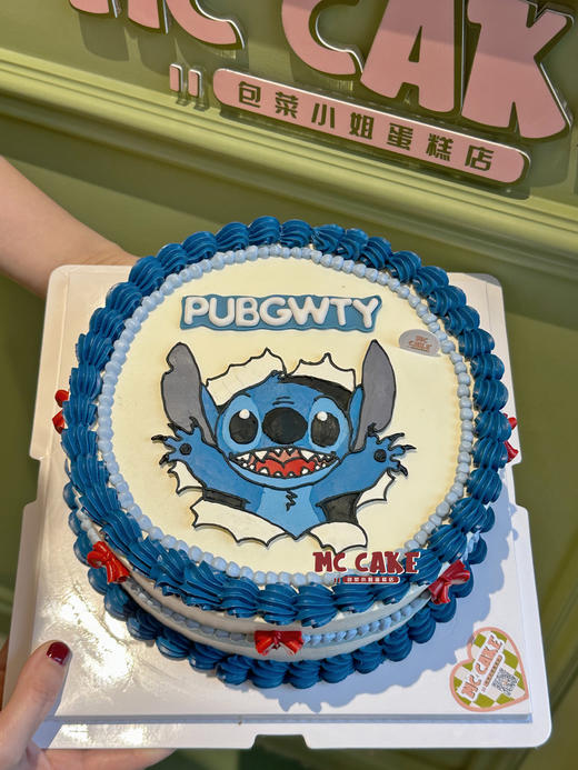 史迪仔手绘蛋糕1 商品图1