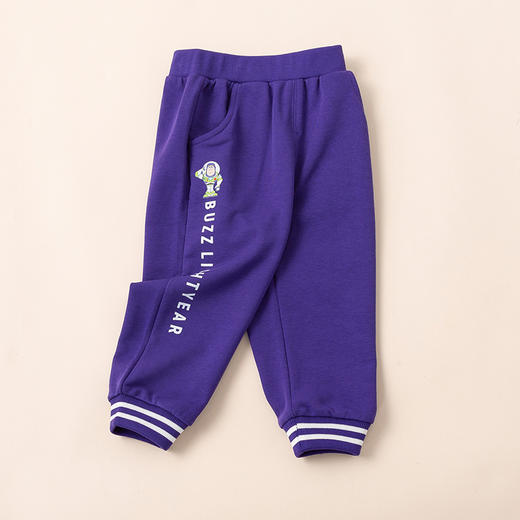 【商场同款】
迪士尼童装男童休闲裤春秋季米奇巴斯光年宝宝针织运动长裤束脚裤 商品图2