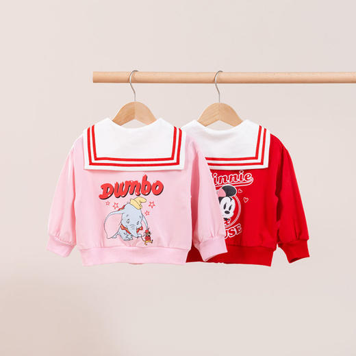 迪士尼童装女童外套春秋款儿童春季衣服洋气上衣海军风221S1662 商品图7