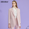 oldcolour2022春季新款时尚气质修身百搭OL通勤西装外套O12048242 商品缩略图1