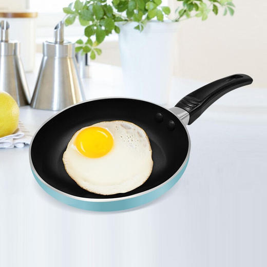 德国菲仕乐粉蓝煎锅奶锅 煎蛋锅 热奶锅 婴儿辅食锅 【粉蓝煎锅+粉蓝奶锅套组】 商品图2