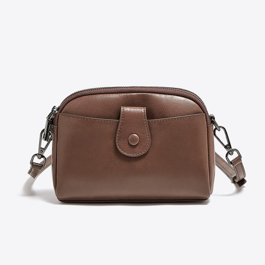 Safiya/索菲娅 2023新款高级感复古手机包单肩包包女式斜挎包女包SF9135016Y 商品图8