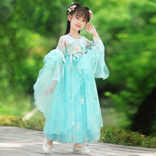 SC-春季儿童中国风仙襦裙2023新款小女孩古风唐装汉服 商品图6