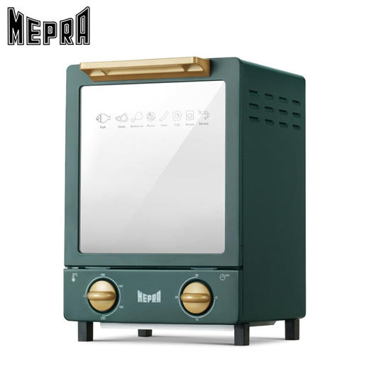 MEPRA 家用多功能迷你小烤箱 电烤箱 小型立式烤箱 12L 商品图2