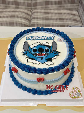 史迪仔手绘蛋糕1