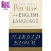 预售 【中商原版】英语诗 The Best Poems of the English Language  From Chaucer Through 英文原版 Harold Bloom 商品缩略图0