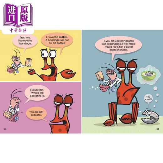 【中商原版】A Crabby Book 5 School's In, Crabby学乐橡树种子系列虾蟹一族05 英文原版 Acorn图像小说桥梁漫画章节故事书 商品图3