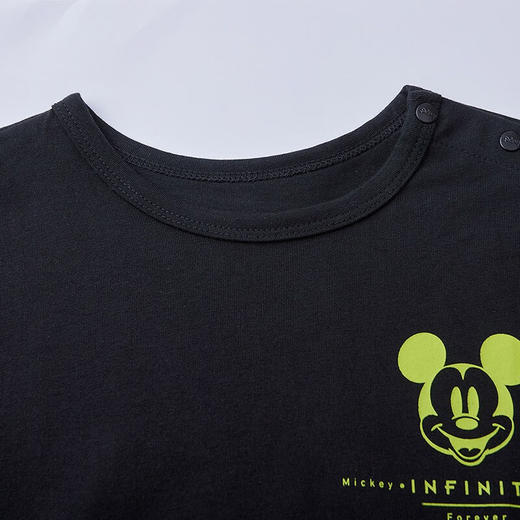 【商场同款】迪士尼童装男童长袖T恤春秋季打底衫中大童潮搭米奇卡通洋气上衣 商品图7