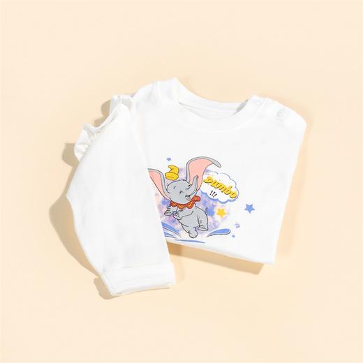 【商场同款】迪士尼童装女童长袖T恤小飞象春秋季可爱宝宝中大童公主上衣 商品图4