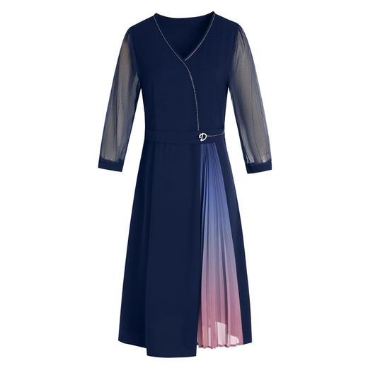 YCE  A054-22588妈妈洋气大码连衣裙 商品图4