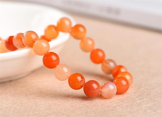 原色玛瑙半成品珠料意卡米诺手串念珠单颗珠子料散珠 商品图3