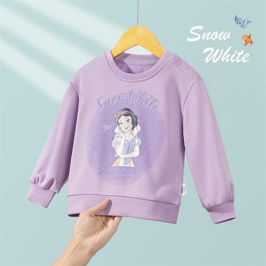 【商场同款】迪士尼童装女童套头卫衣春秋季洋气宝宝公主卡通上衣 商品图4
