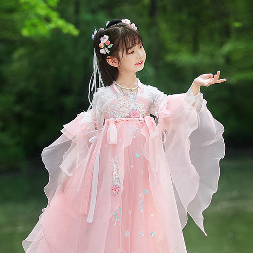 SC-春季儿童中国风仙襦裙2023新款小女孩古风唐装汉服 商品图2